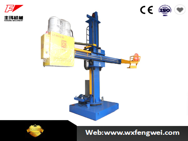 Application of submerged arc welding machine in welding operation frame